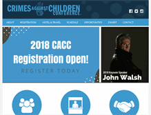 Tablet Screenshot of cacconference.org